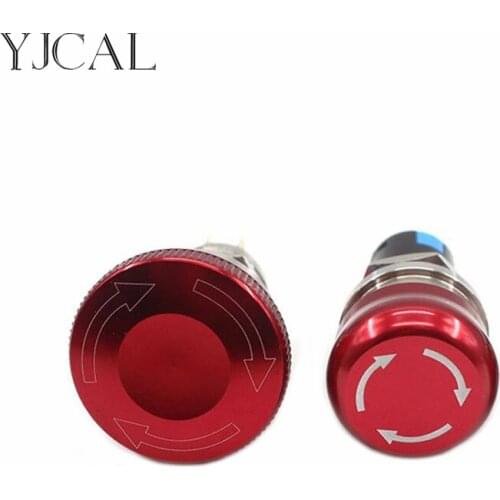 16mm 19mm Metal Push Emergency Stop Button Switch Mushroom Button Stop Switch On Off 1NO1NC 2NO2NC Latching Button With Socket