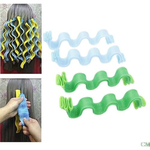 12PCS Beautiful Hair Styling Waves Kit Hairstyle Curler Roller Women Curly Hair