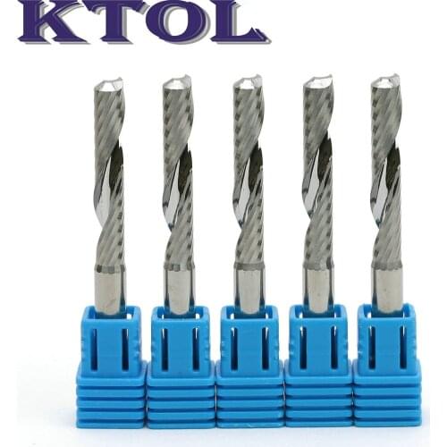 NEW 6x35MM Single Flute End Mill Wood Cutters Tool, Steel Carbide CNC Router Bit Cutting Tools for CNC Milling Engraving Machine