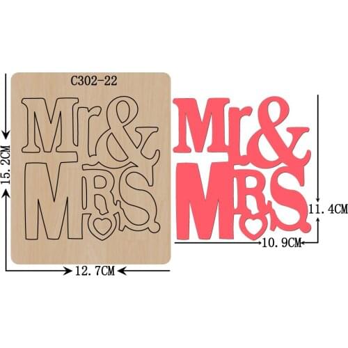 New Wooden die Scrapbooking C-302-22 Cutting Dies Compatible with most die cutting machine