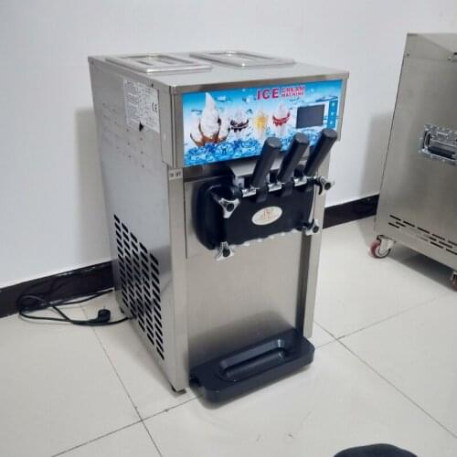 New Soft Ice Cream Machine Commercial Ice Cream Makers Sweet Cone Ice Cream Machine Fully Automatic
