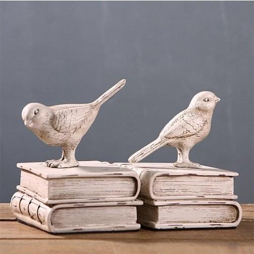 Retrobird Bookends ornaments Home Furnishing creative Bookends Nordic marine crafts furnishings desk accessories