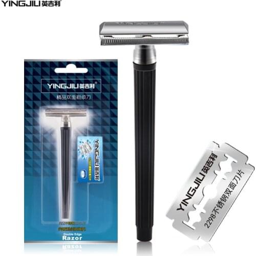 Manual Razor Mens shaver epilator Safety bic Machine for shaving barber hair removal Double sided Classic Shaving