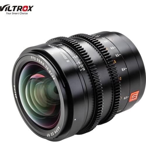 Viltrox S20mm T2.0 ASPH Full Frame L-mount Wide Angle Cine Lens Large Aperture Astrophotography for Lumix S1R S1 S1H SL2 L Mount