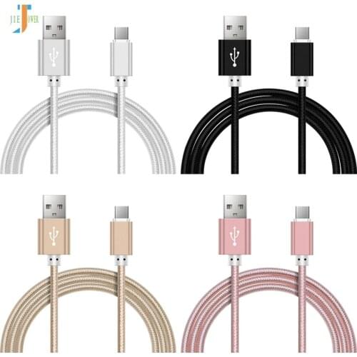 USB Cable Micro USB Cable Type C Cable Pure Color Nylon Braided Charger Cable for Iphone 7 X Samsung S10 Huawei HTC 1000pcs/lot