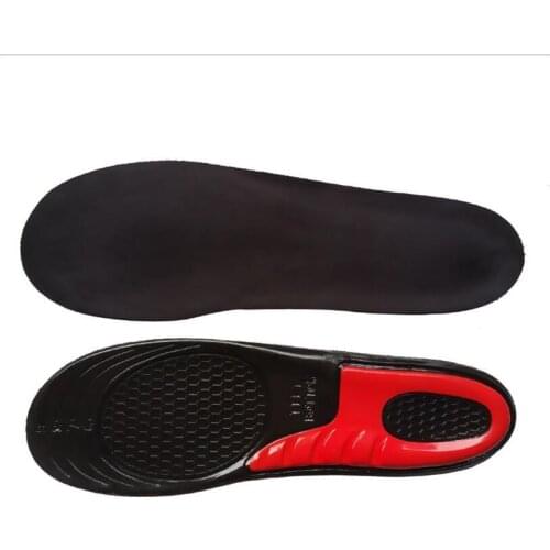 Thicken Silica gel High elasticity buffer shock damping healthcare insole male/female Basketball running insole