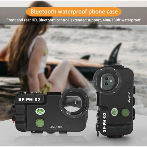 Seafrogs For iPhone 11/11pro/11pro max Waterproof Housing Professional Diving Underwater Photography 40M Phone Accessrorie Case
