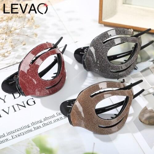Levao Acrylic Duckbill Hair Clip Hairpin Fashion Hair Claws Womens Hairgrips New Hair Accessoriess Washing Tool Headwear