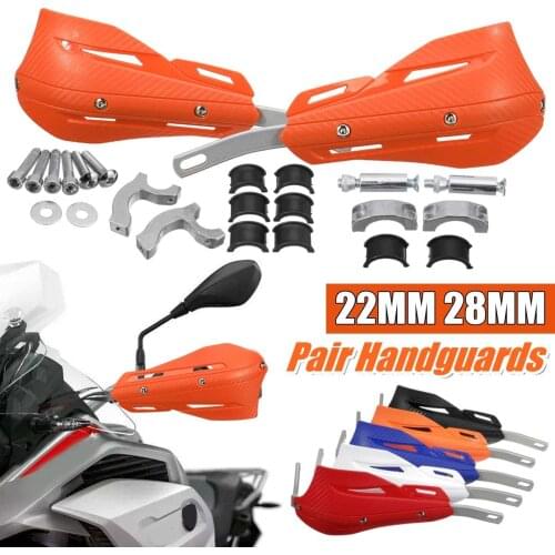 Motorcycle Hand Guard Handguard Protector 22mm 28mm Universal Dirt Bike Enduro Supermoto Falling Protection 5 Color Carbon