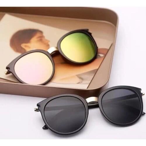 Women Sunglasses Vintage Big box Round Glasses Colorful Mercury Lenses Fashion Luxury Designer Decorative Driving Glasses Vendor