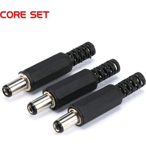 10pcs DC 5.5x2.1 mm Power cable Male Plug Connector Adapter Electrical Socket DC-005 DC-022 DC-012 DC-015 DC-053 DC-022B DC Plug