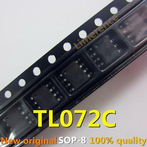 10PCS TL072C SOP8 TL072CDR TL072CD TL072 072 SOP-8 SMD New and Original IC Chipset