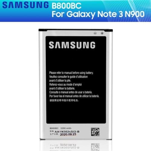 100% Original Replacement Battery B800BE B800BC FOR Samsung GALAXY Note3 N9006 N9005 NOTE 3 3200mAh NFC