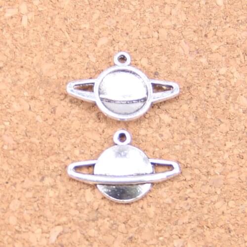 162pcs Charms saturn planet spark 20x13mm Antique Pendants,Vintage Tibetan Silver Jewelry,DIY for bracelet necklace