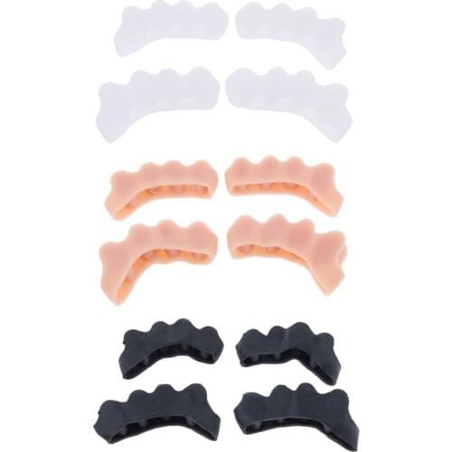 2Pairs Silicone Toe Stretchers Separators Bunion Protectors Men Women