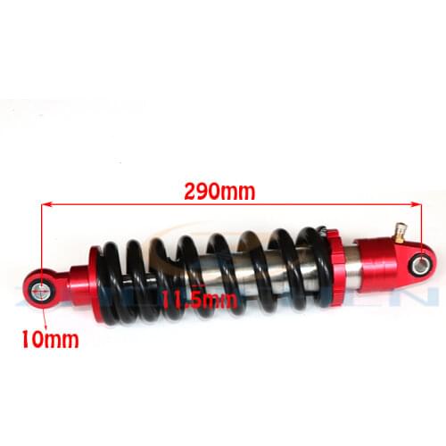 290mm rear shock absorber suspension spring suitable for scooter kart four wheel ATV UTV motorcycle dirt pocket bike