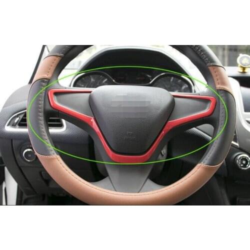 ABS Car accessories styling For Chevrolet Cruze 2016 2017 2018 Car Steering wheel Button frame cover trim