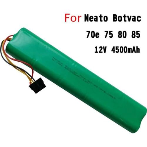New 4500mAh 12V Ni-MH Replacement Battery for Neato BotVac 70e 75 80 85 D75 D85 Series Robotic Vacuum Cleaners