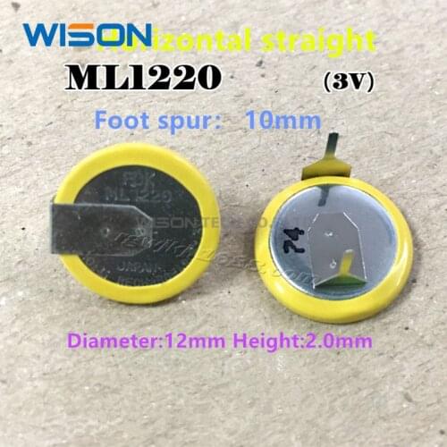 CR2050B ML1220 CR2050HR 1220 3V button battery with high quality soldering feet New and original