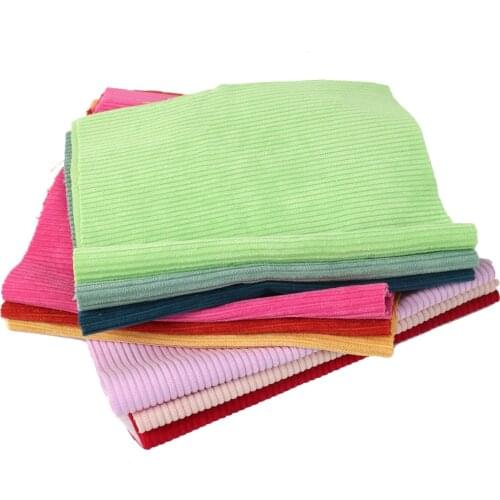 David accessories 20x33cm Stripe Velvet Fabric Multicolor Patchwork Garment Craft Fabric DIY Sewing Material Decoration,c8609