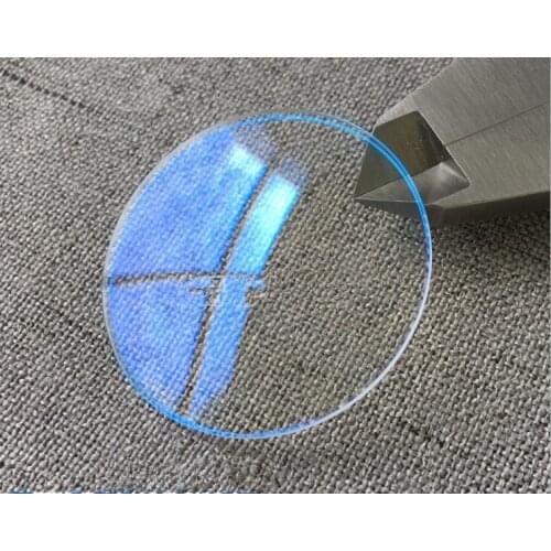 Free Shipping 1pc 2.0mm Thick Mineral Glass With AR Blue Coating Crystal 30~38.5mm Size
