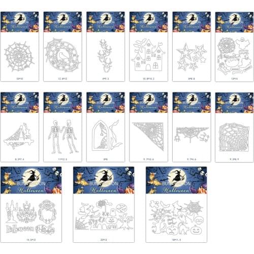CH 2021 New Arrival Halloween Metal Cutting Dies Stencils For Scrapbooking Photo Album Decoration Embossing Paper Card Craft