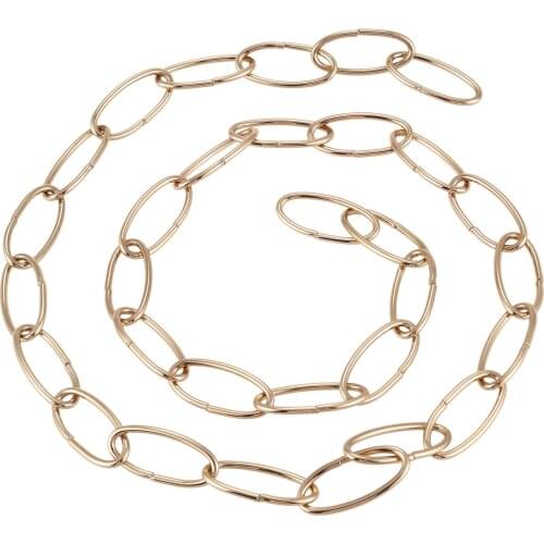 CNIM Hot 1M Heavy Duty Chain For Vintage Chandelier Hanging Lamp,French Gold