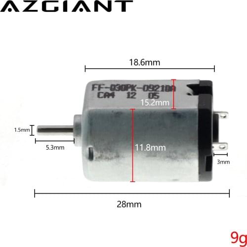 FF-030PK-09210 Mini DC Silent Motor Home Appliances Car AV Equipment Flat Mute Small Motor 5V