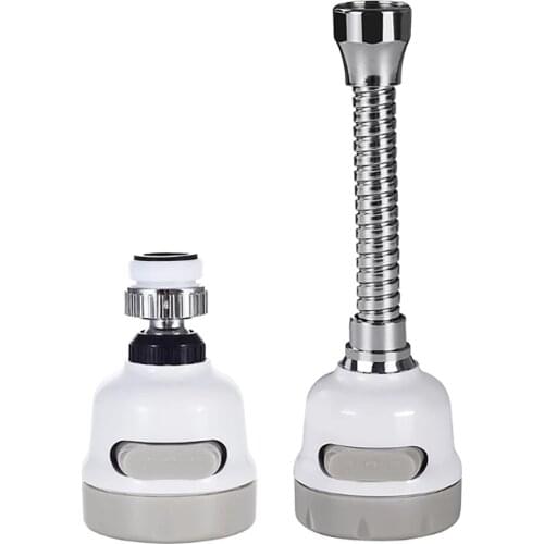 3 Modes Faucet Aerator Filter High Pressure Nozzle 360 Degree Rotation Flexible Adjustable Outlet Kitchen Faucet Accessories