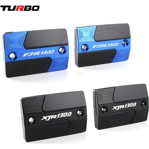 1 pair For YAMAHA XJR1300 XJR 1300 FJR1300 FJR 1300 Motorcycle CNC Aluminum Front Clutch Brake Fluid Reservoir Cover Cap