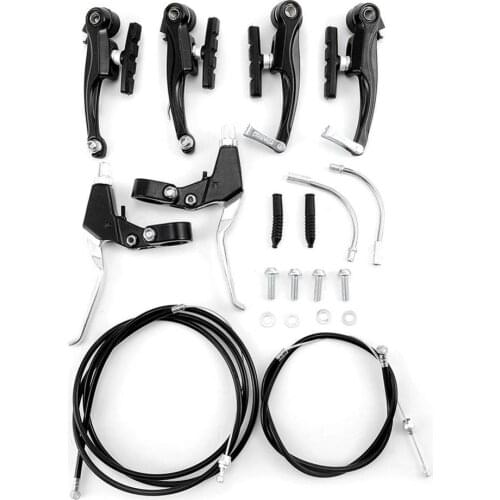 Mountain Bicycle Bike Brake Aluminum Alloy V Brake Set Kit Parts Cycling Accessories for All V Brakes for Bicycles