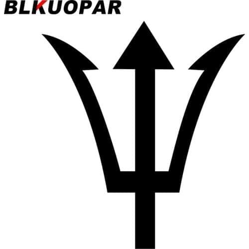 BLKUOPAR for Poseidon Tridente Car Stickers Vinyl Material Decals Windshield Waterproof Surfboard Sunscreen Custom Printing