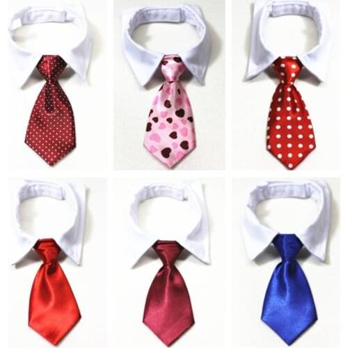 Pet Dog Cat Formal Necktie Tuxedo Bow Tie Black and Red Collar for Dog Cat Pet Accessories Suit for small medium dogs and cats