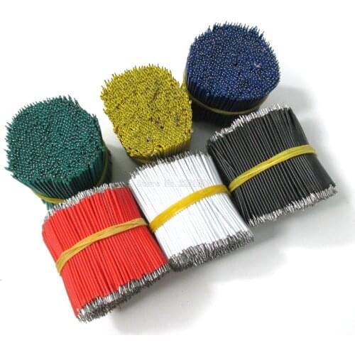 100PCS/LOT 1007-26AWG Tin-Plated PCB Solder Cable 26AWG 5cm 50mm Fly Jumper Wire Cable Tin Conductor Wires Connector Wire