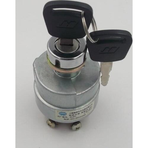 Start switch JK406C 24V ignition switch lock key crane accessories authentic hot start switch XCMG crane