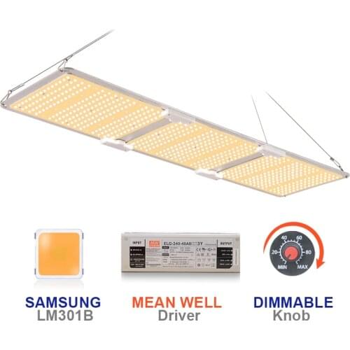 Dimmable Full Spectrum Samsung 300 320 Watt LM301B LM301H UV IR Board QB 300w 320w LED Grow Light Kit