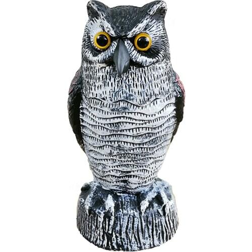 Garden Owl Decoy Bird Scarer Garden Owl Scarecrow Outdoor Lawn Ornament