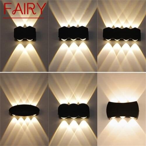 FAIRY Outdoor Wall Light LED Waterproof Aluminum Sconces Light New Simple Creative Decorative For Patio Porch Garden Bedroom