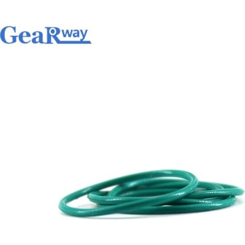 50pcs O Ring Seal Gasket 1.8mm CS Green FKM O Ring Seal Washer 1.6/1.8/2/7.5/7.65/7.8mm ID Oil Resistance O Ring Sealing