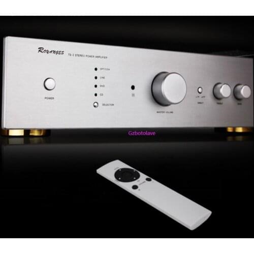 HiFi High Power Amplifier 2.0 Home with Remote Control Imported Components Input 100KΩ Output 4-8Ω