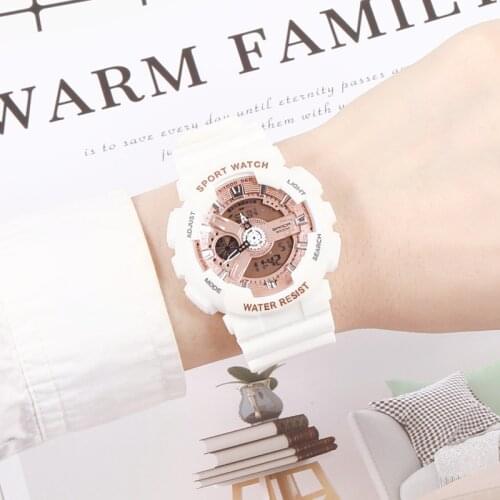 Top Brand Women Sports Watches Fashion Casual LED Waterproof Multifunction Digital Quartz Watch Girl Student Wristwatch 2019 New