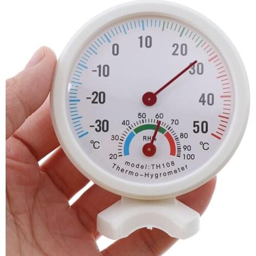 1pc Mini Indoor Outdoor Hygrometer Humidity Gauge Thermometer Temperature Meters