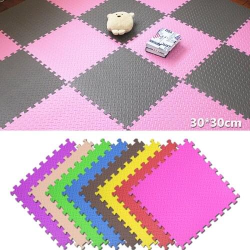 10/15Pcs Multi-Coloured Foam Play Mat Floor Tiles Soft Baby and Kids’ Magic Patchwork Jigsaw Room Home Decal 30* 30cm
