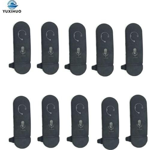 Lot 10PCS Headset Audio Jack Dust Slide Cap Earpiece Cover For Motorola XIR P3688 DEP450 DP1400 CP200D Walkie Talkie Accessories