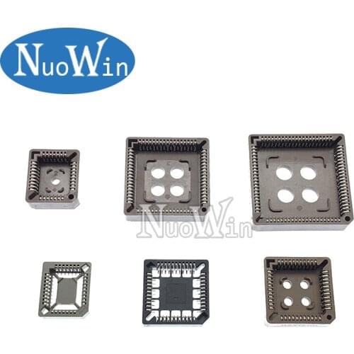 10PCS PLCC IC socket PLCC32 PLCC44 PLCC68 PLCC84 SMD DIP PLCC Socket adapter