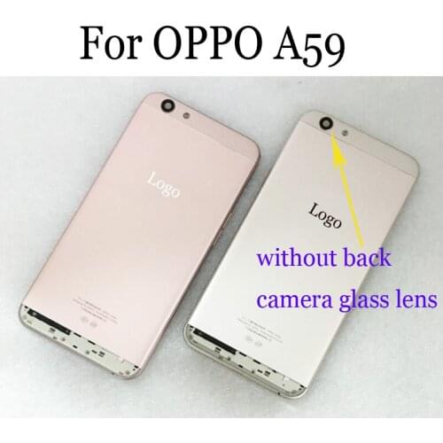 100%New Battery Back Rear Cover Door Housing For OPPO A59 Battery Cover For OPPO A 59 Shell Replacement OPPOA59 Parts