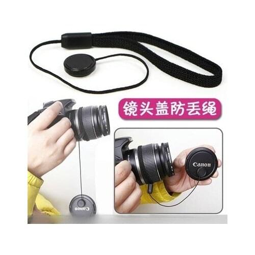 100pcs NEW Black Lens Cap Keeper Holder Cord Line Leash for Camera 5d2 53d 5d 10d d40 d80 d90 d3100 d5100d d7000 a100 a700 DSLR