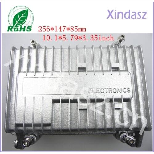 256*147*85mm 10.1*5.79*3.35inch Waterproof die-cast aluminum enclosure electrical metal equipment box