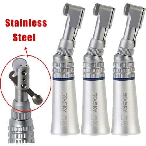 3PCS Dental NSK Style E-Type Connector Contra Angle Slow Speed Handpiece Air Turbine
