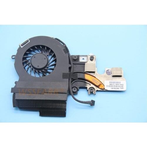 Free shipping Original for HP 2540P 2540 cooling heatsink with fan 598788-001 598789-001